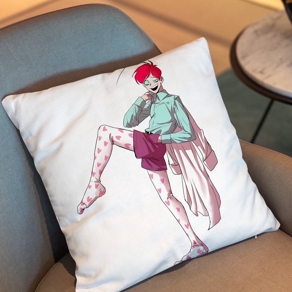 Dr. M Masacrik Psychocuties Cushion Cover Suitable For Sofa Car Bedroom Office Cushions Decorative Pillow Case