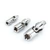 Universal Joint Set Socket Ratchet Wrench Adapter 1/4" 3/8" 1/2" Extension Bar Adapter Crv Steel