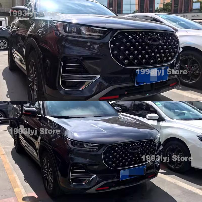 Hrbsq7 Для Chery Tiggo 7 Pro Стайлинг Пластиковый Задний Значок Значок На Переднюю Решетку Высококачественные Наклейки Декор Автомобильного Экстерьера