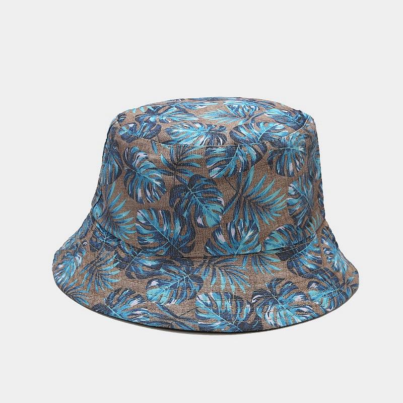 Fisherman's Hat Women's Printed Double-sided Sun Hat Summer Outdoor Travel Foldable Basin Hat