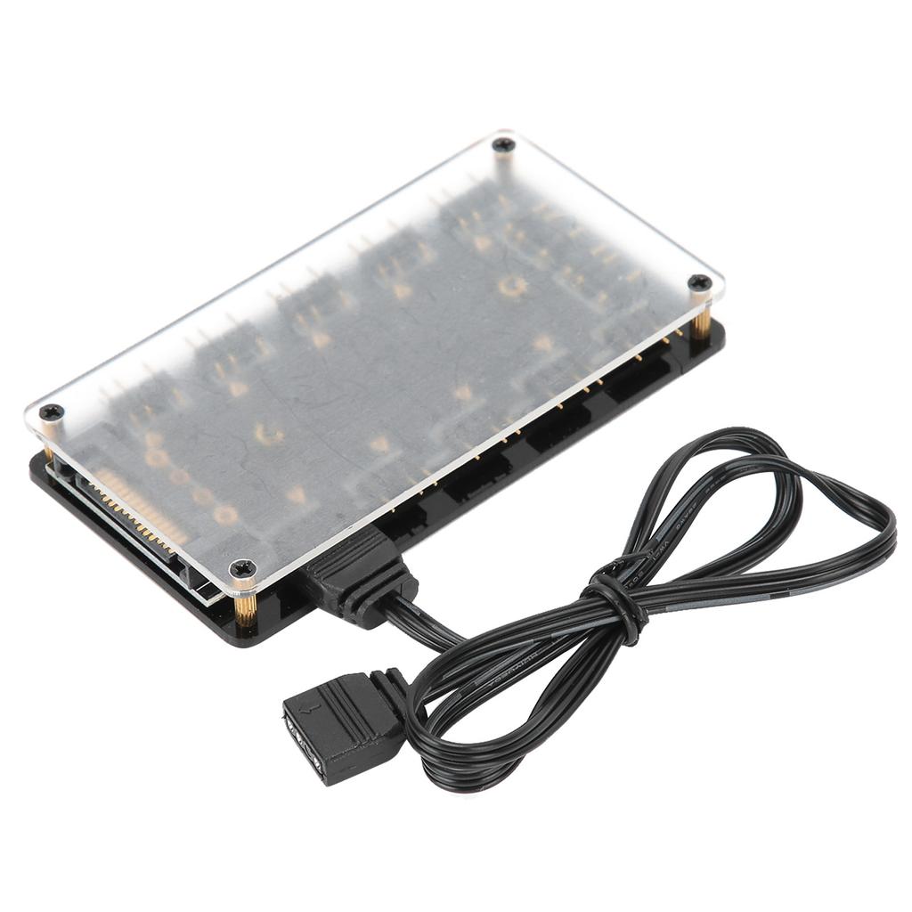 Разветвитель вентилятора для материнской платы ASUSMSI AURA RGB 5 В 3-контактный 10-в-1 интерфейс расширения