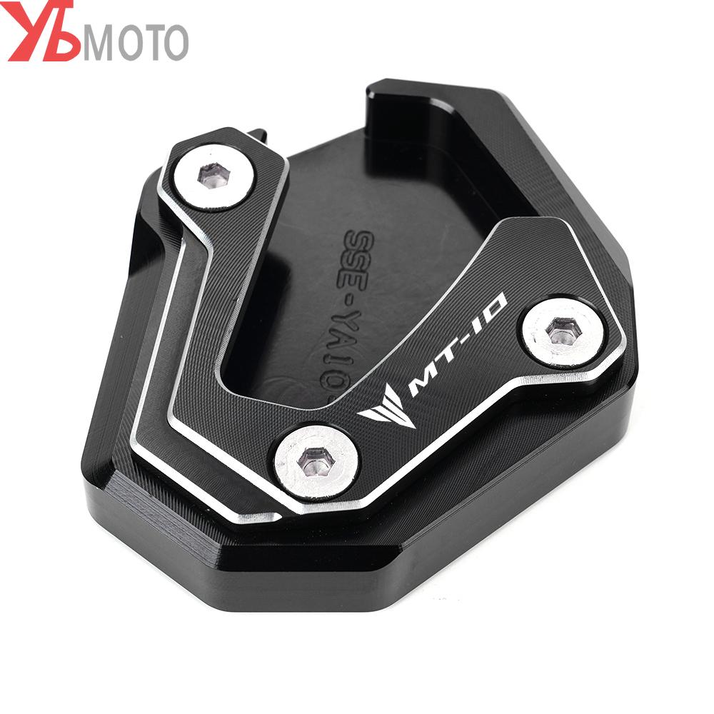 Аксессуары для мотоциклов для Yamaha MT-10 MT 10 FZ10 2016-MT10 SP 2022 2023, боковая подставка, удлинитель, поддержка