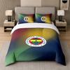 3Pcs Bedding SetFenerbahçe FC Soft Bed Sheet and Two Pillowcases Home Bedroom Decor
