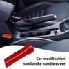 Крышка ручки ручного тормоза автомобиля, защитная ручка для рычага тормоза, комплект для модификации ручки ручного тормоза, автомобильный алюминиевый чехол для ручного тормоза