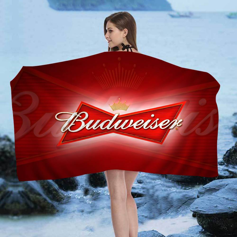 Король Пива B-Budweiser Пляжное Полотенце Цветные Полотенца Для Ванны Для Девочки Микрофибра Быстросохнущее Без Песка Пляж Йога Спа Тренажерный Зал Бассейн