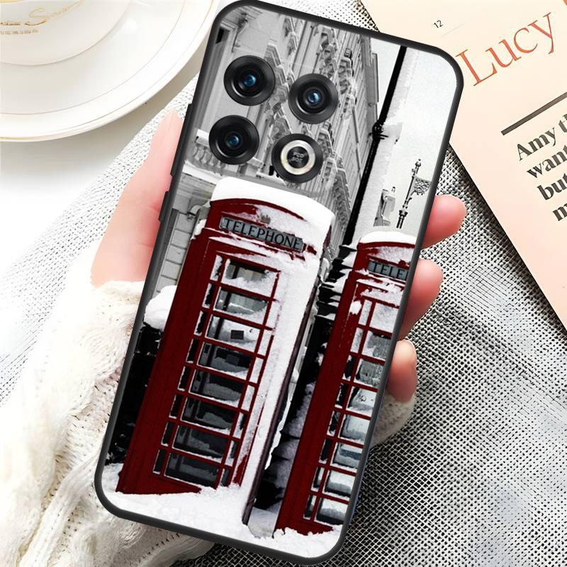 Retro Winter Snow London Cover For OnePlus 13 15 13R 13T 12 12R 10T 11 10 Pro OnePlus Nord 5 CE 3 4 Lite N20 N30 Case