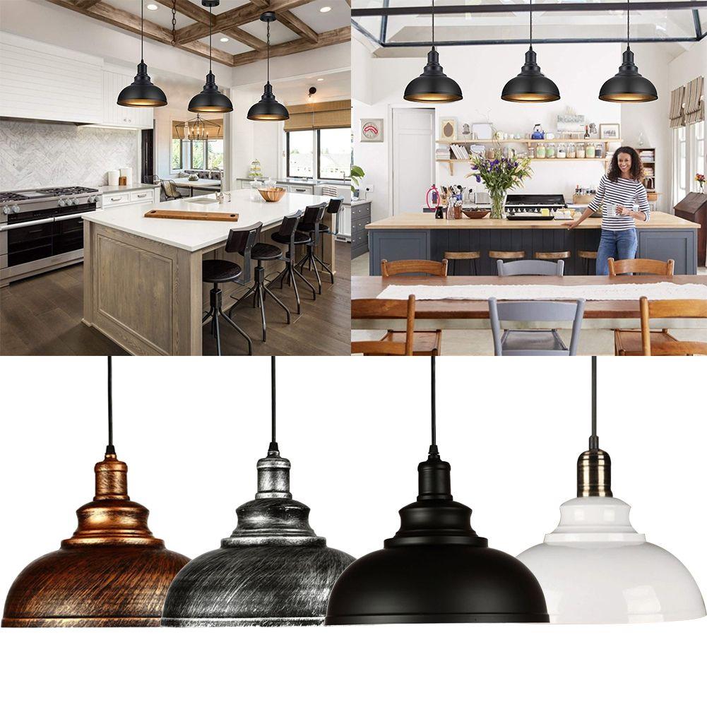 Ceiling Lamp Pendant Light Metal Shade Vintage Industrial