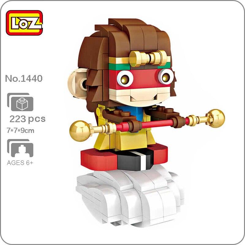 LOZ 1440 Legend Journey To The West Monkey King Animal Monster 3D Model Mini Blocks Bricks Building Toy for Children Gift No Box