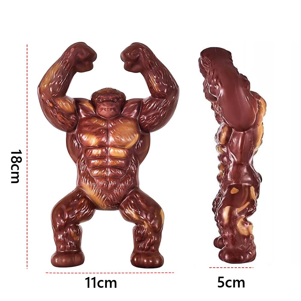 Игрушка для собак «Горилла» Игрушка-грызунок для собак Игрушка для стачивания зубов собак, устойчивая к укусам Нейлоновая игрушка для собак для средних/крупных собак