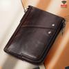 RFID Leather Multicolor Wallet Short Double Zipper Vertical Wallet Fashion Casual Coin Purse