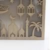 Креативная светодиодная деревянная лампа Eid Mubarak, лампа Ramadan для стола, декоративные поделки для дома, прикроватной тумбочки, мусульманская
