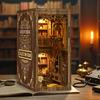 Винтажная Коллекция Книг Комната Деревянный Книжный Уголок Набор для DIY - 3D Пазл Модель Дома, Рождественский и Подарок-Поделка на Черную Пятницу