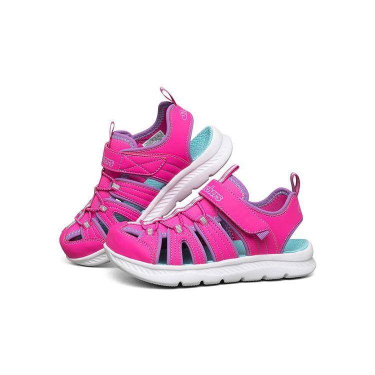 Skechers Сандалии C-Flex 2.0 на липучке Спортивные сандалии Детские сандалии Розовые 302100L-HTPK