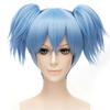 Anime Assassination Classroom Nagisa Shiota Short Blue Ombre Ponytail Hair Heat Resistant Cosplay Costume Wig