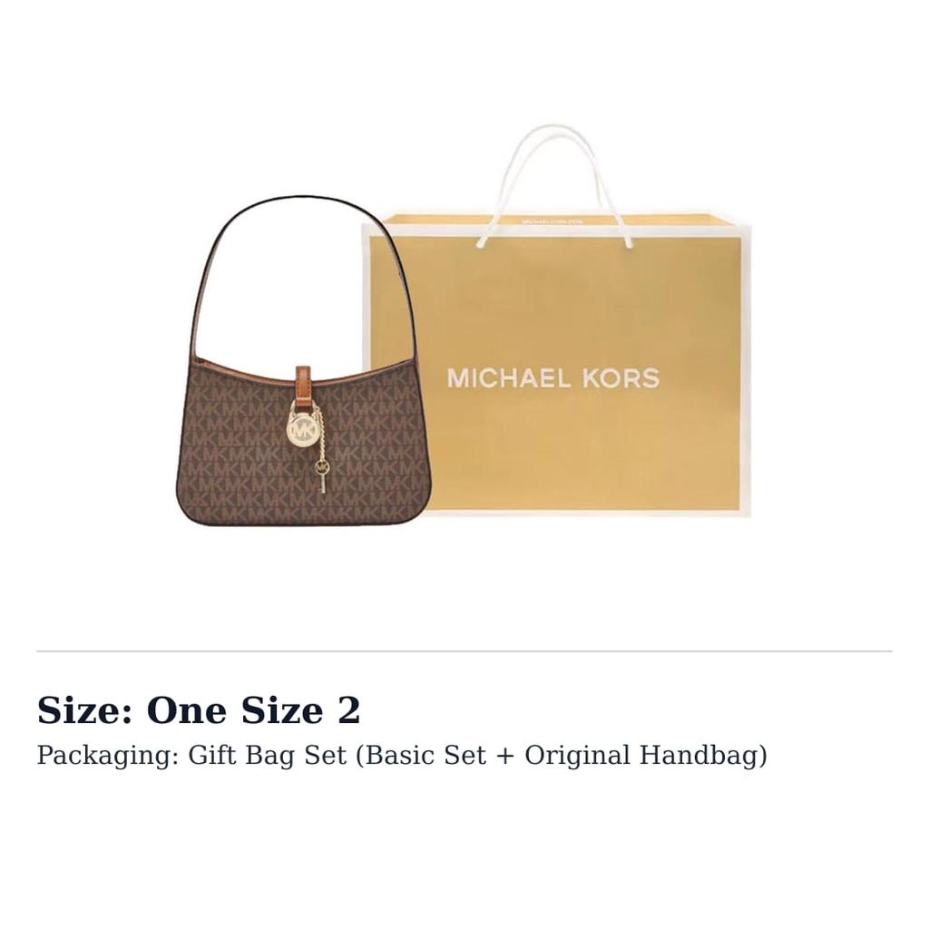Michael Kors Женская сумка через плечо, сумка-тоут из искусственной кожи Lyra, маленькая, коричневая 35T4G1YC5B-BROWN