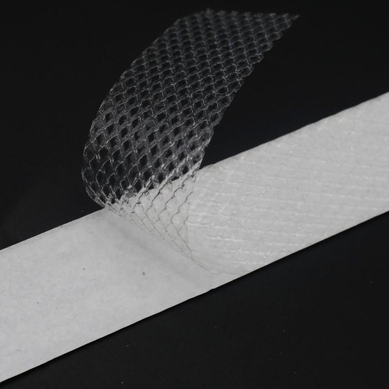 1 рулон, 10/20/30 мм, термоплавкая клейкая сетчатая лента, застежка для одежды, двухсторонняя клейкая лента-флейта, швейные аксессуары «сделай сам», 10 м