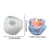 New Flowers Silicone Candle Mold 3D Peony Flower Soap Chocolate Cake Baking Mould DIY Crafts To Decorate Valentine's Day Gifts