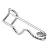 100Pcs Silver Safety Pins Metal Steel Wire S-Shaped Pins Sturdy Locking Pin Clasps  For Sewing