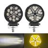 4inch Black Knigh Round DRL Day Running Lights Modified LED Work Lights Off-Road Vehicle Spotlights ATV SUV 4X4 Headlights Flash