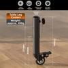 Support Casters Adjustable Support Casters With Brakes And 360° Swivel Design For Furniture 30*16*6cm Storage Rack Base