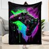 1pc Game Controller Blanket Comfortable Soft Lightweight Multi Seasonal Use for Travel Camping Picnics Sofa Office Bed Living Room Gift for Friends