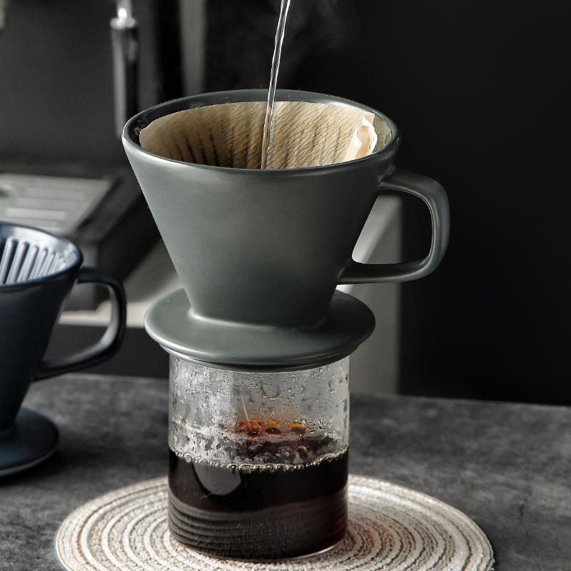 Креативная керамическая капельница, фарфоровая капельница, кофеварка для домашнего кафе, ресторана, чашка с фильтром для кофе