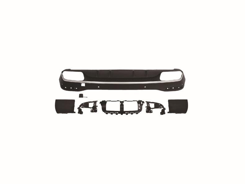 Mercedes GLS167 AMG Front & Rear Bumper with Tailpipe & Exhaust Upgrade Kit