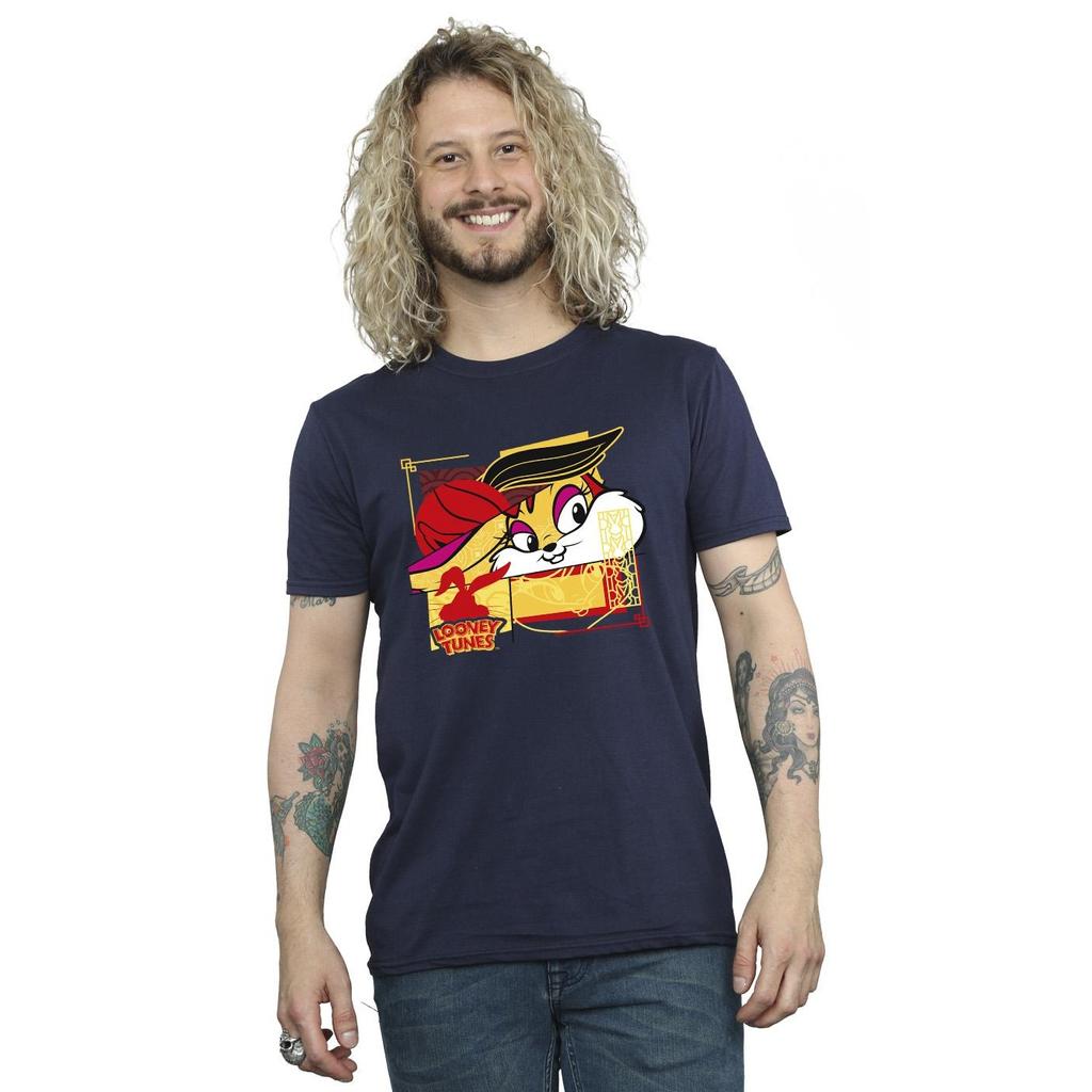 Looney Tunes Mens Lola Rabbit New Year T-Shirt