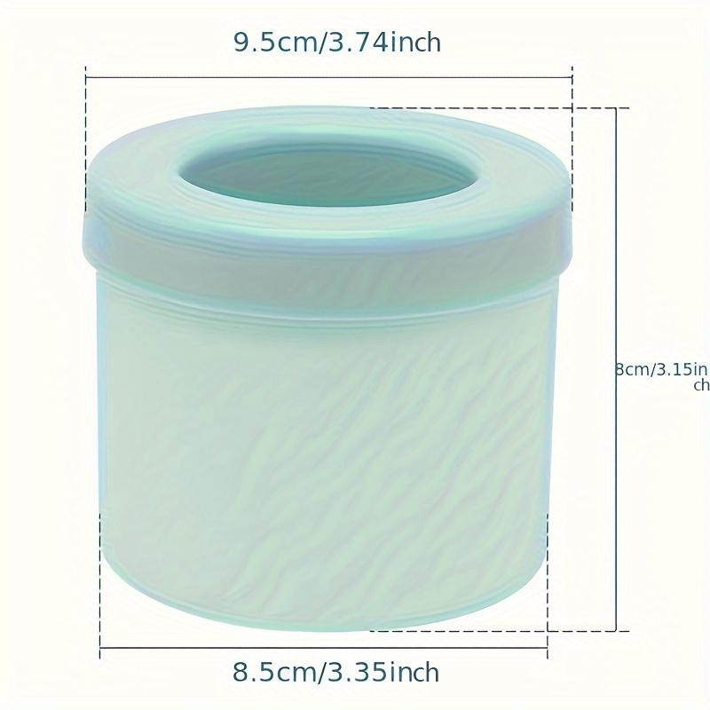 1 шт.-Цилиндрический поднос для льда Силиконовая форма для кубиков льда Силиконовый стакан для кубиков льда Контейнер для хранения льда Мини-стакан Ведерко для льда