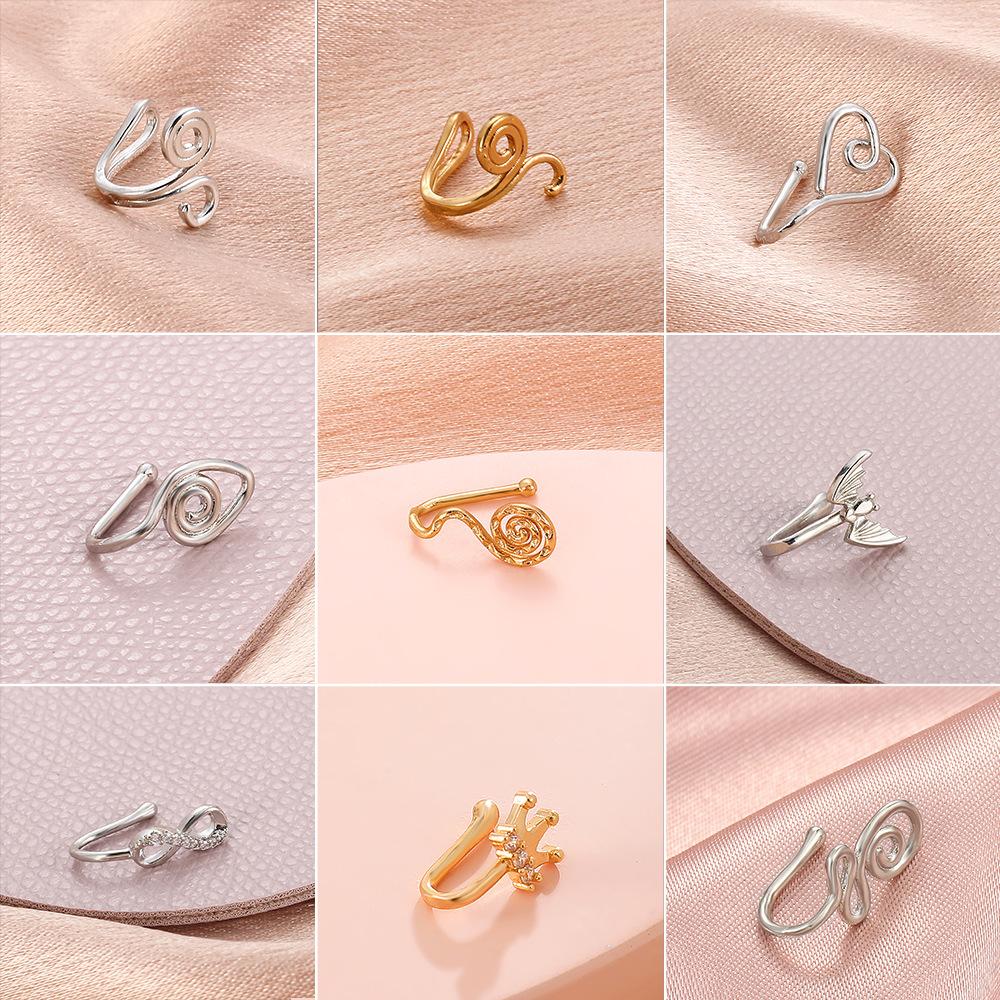 Nose Rings for Women Nose Ring Fake Nose Rings Clip On Nose Ring Gold Nose Rings Fake Septum Fake Nose Ring Nose Studs Nose Piercing