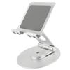 Desktop Cellphone Holder Adjustable Height Angle Large Metal Base Reading Rack Tablet Stand