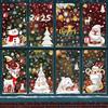 Christmas Candy Snow House Static Sticker, Christmas Glass Window Stickers, Christmas Window Stickers Decoration