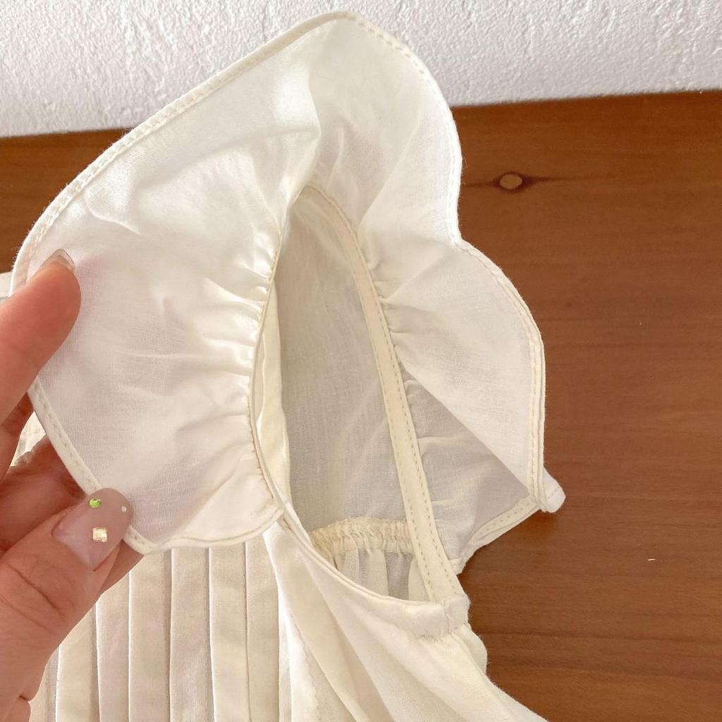 Платье принцессы для девочек, лето 2024, детская одежда, однотонные модные платья, детские хлопковые платья