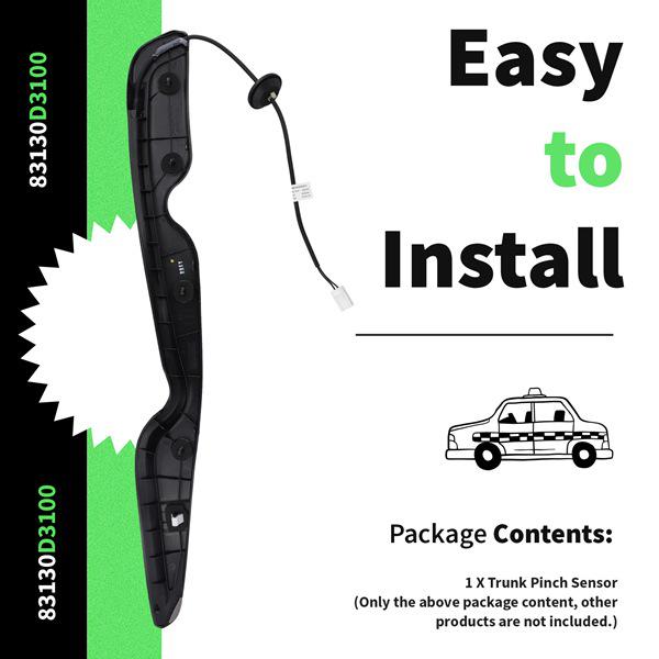 83130D3100 - 2016-2021 Hyundai Tucson Левый датчик предотвращения защемления задней двери