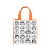 1080501 Vitage PEANUTS Cubic Jacquard Tote Sub Lunch PEANUTS GANG X HEMING'S Bag, Bag, Bag, Bag, Peanuts, Snoopy, (Ivory Orange)