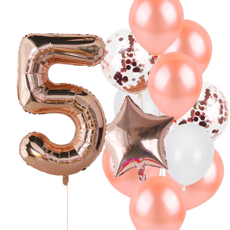 Birthday Party Decorations Rose Gold Cake Stand Adult Birthday Party Tablecoth Napkins Anniversaire Wedding Decor Party Supplies