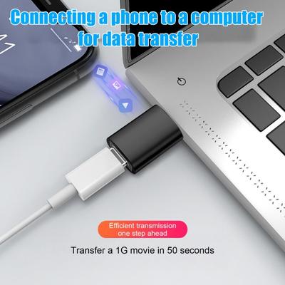 5 шт. Адаптер Type-C на USB 3.0 Конвертер USB-C (мама) на USB (папа) с быстрой зарядкой и передачей данных Универсальный разъем USB-C