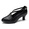 Fashion Latin Dance Shoes for Women Ladies Leather Party National Standard Ballroom Waltz Dance Shoes
