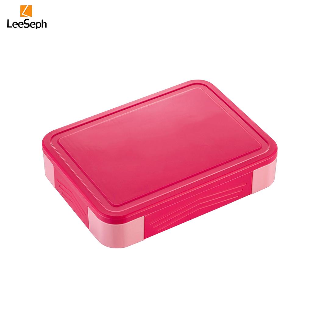 Ланч-бокс Leeseph Bento с 6 отделениями, герметичный ланч-бокс Bento, еда на ходу для студентов, офисных работников и путешественников