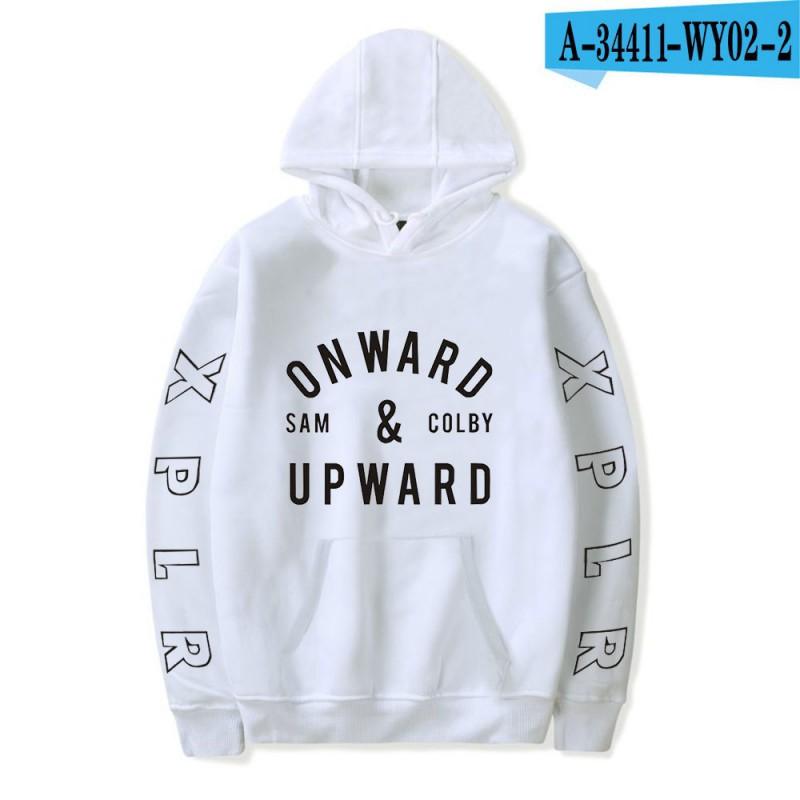 Couple Hoodie Sam Colby Graphic Print Sweatshirt Teens