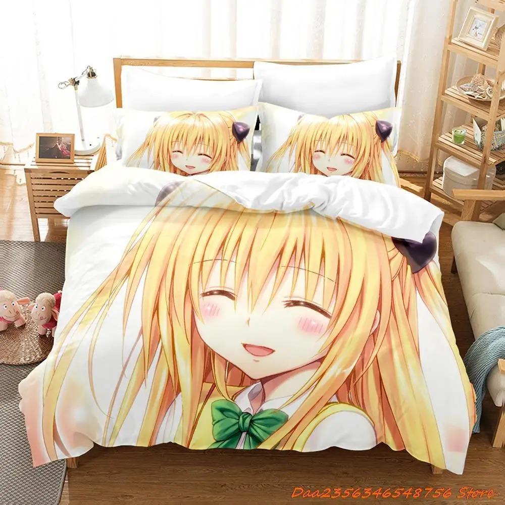 Постельное белье Love ru Односпальное Двуспальное Полное Полуторное King Size Комплект постельного белья для взрослых Детей Спальни Пододеяльник Комплекты 3D Печать Аниме Комплект простыней