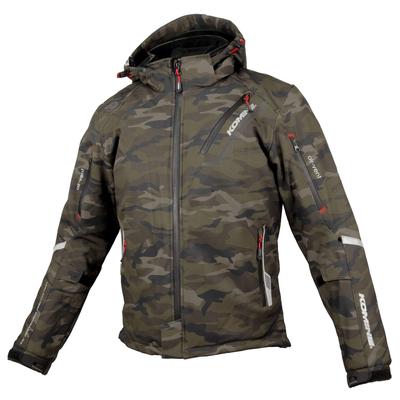 Зимняя защитная парка KOMINE Soft Shell для мотоциклов, камуфляж XL 1066, для защиты от холода весной и весной, стандарт CE, уровень 2, эластичный материал