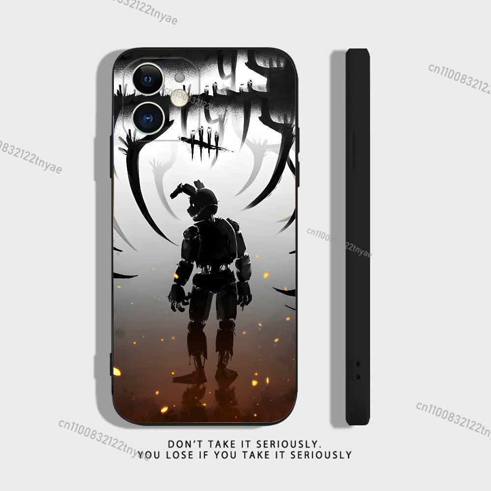 Прозрачный силиконовый чехол Five-Nights-At-Freddys F-Fnaf для iPhone 17,16,15,14,13,12,11 Pro, Max, Mini, XS, X, 8, Plus, противоударный черный чехол