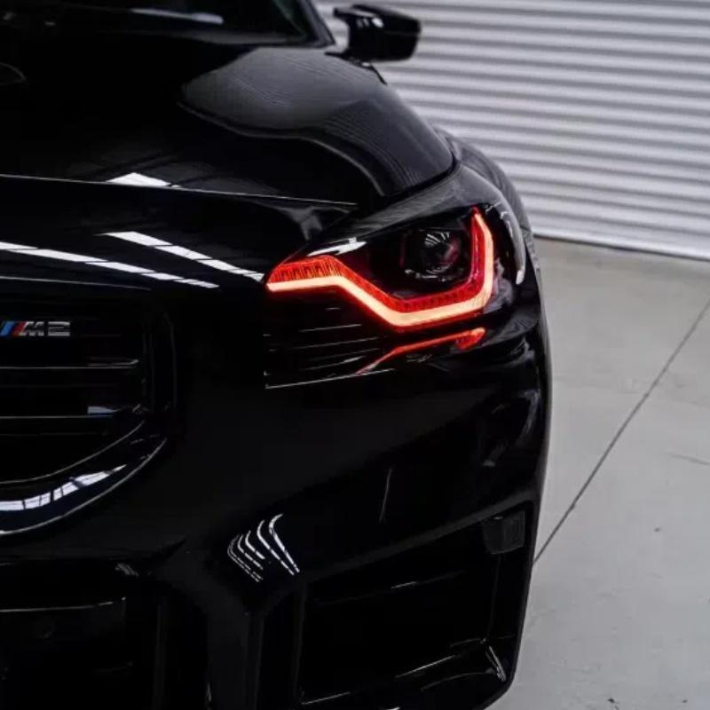 Yellow Angel Eye For 2024 BMW 2 series G42 G87 M240i 230i 220i M2 LCI LED Blue Daytime Running Light Module