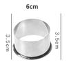 3 шт./компл., нержавеющая сталь, круглая форма для теста, самодельная форма для пельменей, форма для печенья в форме цветка, круглая форма для печенья