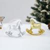 Рождественская игрушка-качалка, подвеска для рождественской елки, качающийся пони, украшение, кулон, фигурка лошади для дома, офиса, рабочего стола