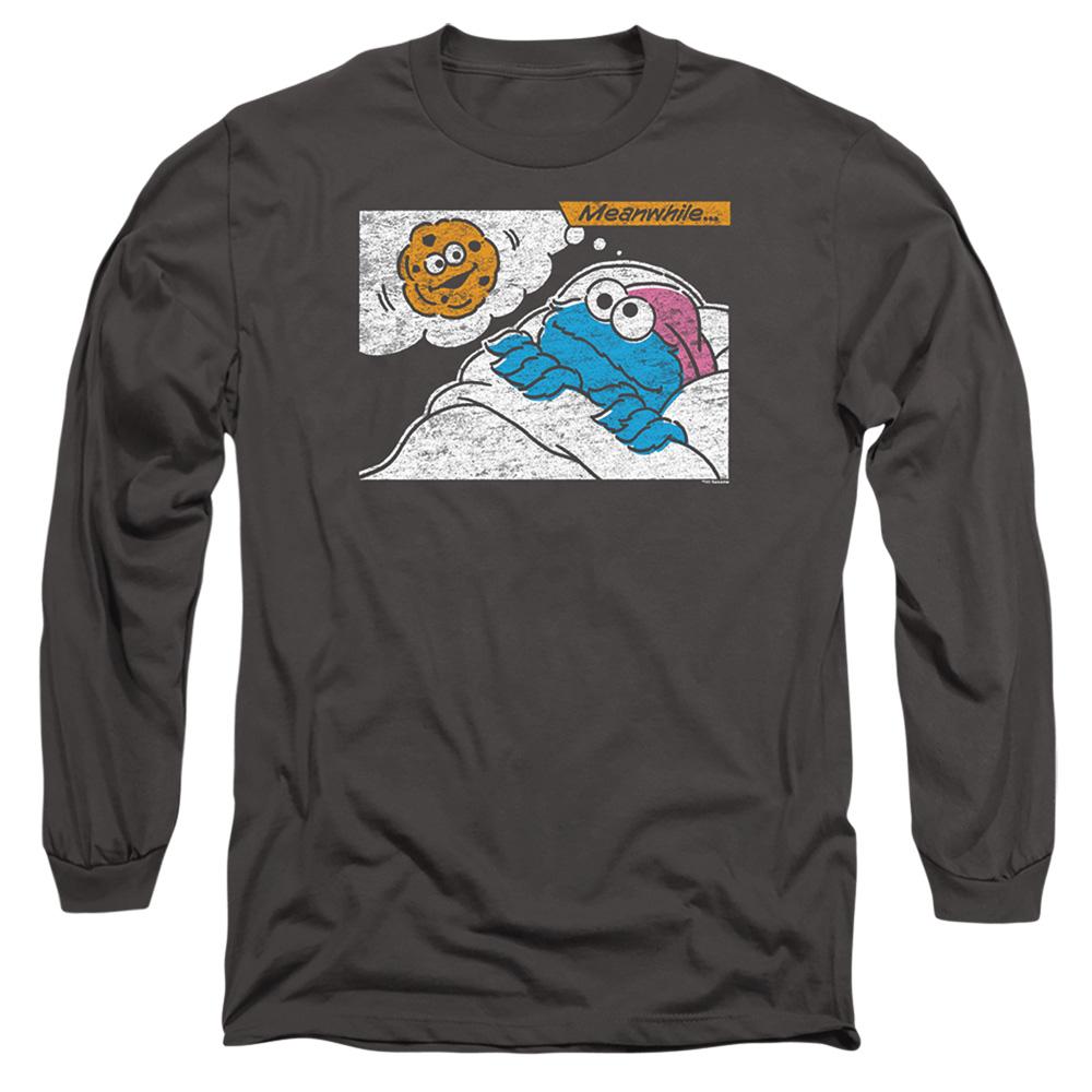 Sesame Street Unisex Adult Meanwhile Long-Sleeved T-Shirt