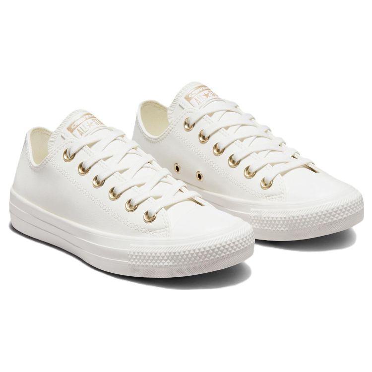 Converse Chuck Taylor All Star Comfortable Low Top Canvas Shoes Women Sneaker Vintage-White A02609C