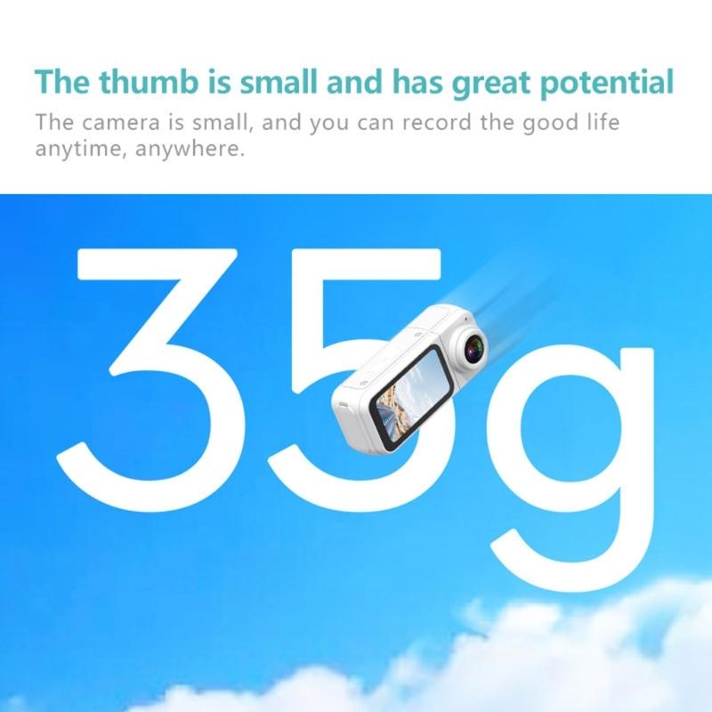 1.47in Screen Mini thumb Camera 2.7K Video Featuring 180 degree Rotating Lens To Capture Unique Perspective Easily