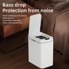 Умное мусорное ведро с датчиком, для кухни - Работает от батареек, Многоцелевое для дома/офиса, Батарейки AA в комплект не входят, Мусорное ведро для ванной